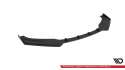 Audi TT S / S-Line 8S 2014- 2018 Street Pro Frontläpp / Frontsplitter + Flaps Svart/Röd + Blanka Flaps Maxton Design