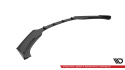 Audi TT S / S-Line 8S 2014- 2018 Street Pro Frontläpp / Frontsplitter + Flaps Svart/Röd + Blanka Flaps Maxton Design
