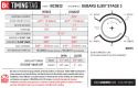 Subaru EJ207 JDM STi Kamaxlar Brian Crower