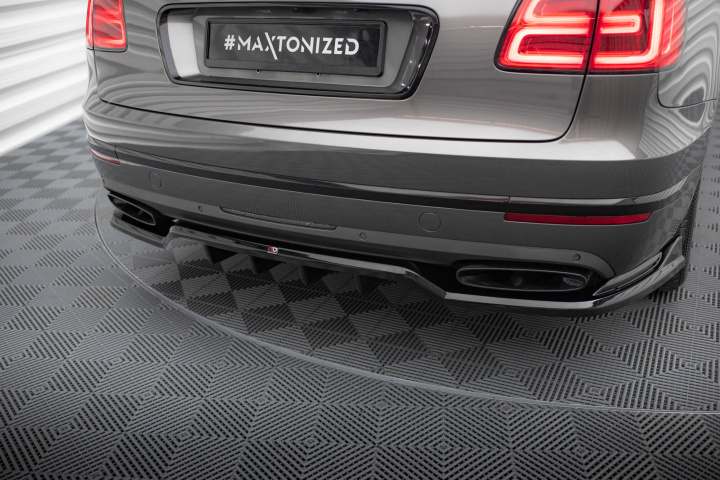 Bentley Bentayga Mk1 2015-2020 Bakre Splitter (Med Splitters) V.1 Maxton Design i gruppen Välj bilmodell / Bentley / Bentayga 2015+ hos DDESIGN Scandinavia AB (BE-BE-1-RD1G-RD2G)