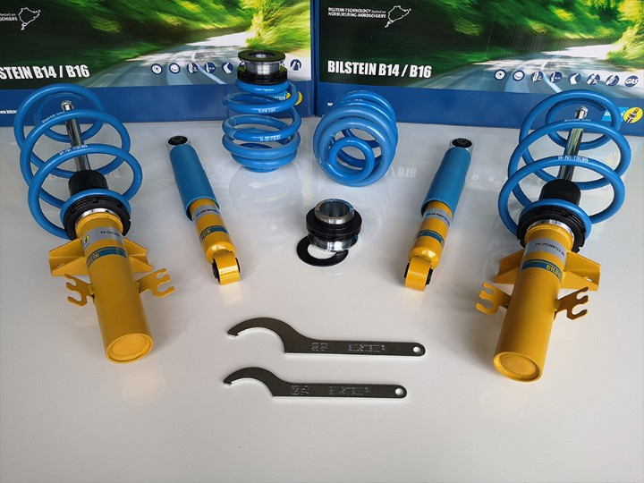 Bilstein B14 Coilover Volkswagen Tranporter T5 47-196704 Fjäderben med klämmkonstruktion T30 i gruppen Välj bilmodell hos DDESIGN Scandinavia AB (BIL-47-196704)