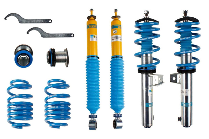 Bilstein B16 ställbart chassi justerbart i höjd samt tryck 48-158176 Volkswagen Beetle 1.2Tsi 1.4Tsi 1.6Tdi 1.8Tsi 2.0Tsi 2.5 2.0Tdi Fjäderben 55mm i gruppen Välj bilmodell hos DDESIGN Scandinavia AB (BIL-48-158176)