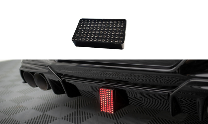 BMW 1-Serie F40 M-Sport / M135i 2019+ LED Bromsljus till Diffuser V.2 Maxton Design i gruppen Välj bilmodell / BMW / 1-serie (F40) 2019+ / Styling / Diffuser hos DDESIGN Scandinavia AB (BM-1-40-M-RS2RLG-LED)