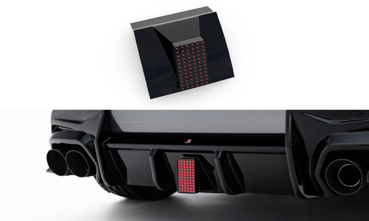 BMW M135i F70 2024+ LED Bromsljus till Diffuser Maxton Design i gruppen Välj bilmodell / BMW / 1-serie (F70) 2024+ hos DDESIGN Scandinavia AB (BM-1-70-M-RS1RLGLED)