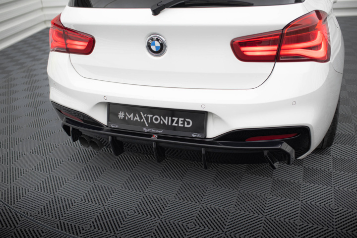 BMW 1-Serie F20/F21 M-Sport LCI 2015-2019 Diffuser V.2 Maxton Design i gruppen Välj bilmodell / BMW / 1-serie 2-serie (F20-F23) 2011-2019 / Styling / Bakspoiler hos DDESIGN Scandinavia AB (BM-1-F20F-M-RS3GOO_)