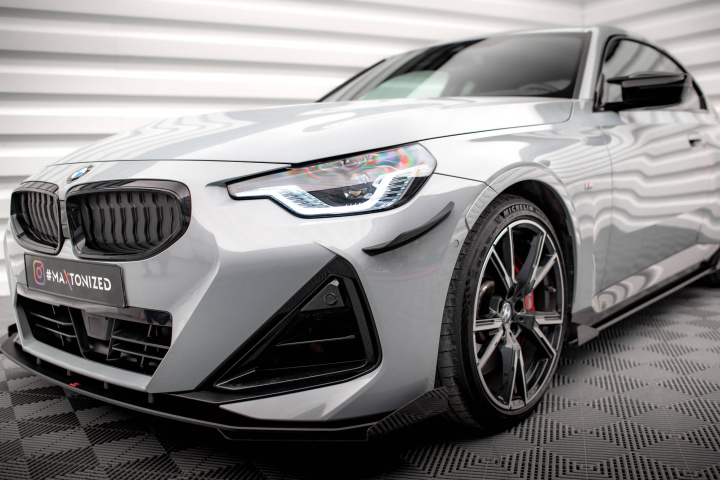 BMW 2-Serie Coupe M-Pack / M240i G42 2021+ Canards V.1 Maxton Design i gruppen Välj bilmodell / BMW / 2-serie (G42) 2022+ hos DDESIGN Scandinavia AB (BM-2-42-MPACK-CAN1)