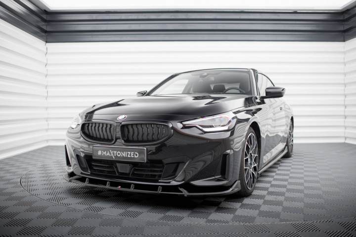BMW 2 Coupe G42 2021+ Frontläpp / Frontsplitter V.2 Maxton Design i gruppen Välj bilmodell / BMW / 2-serie (G42) 2022+ hos DDESIGN Scandinavia AB (BM-2-G42-FD2G)
