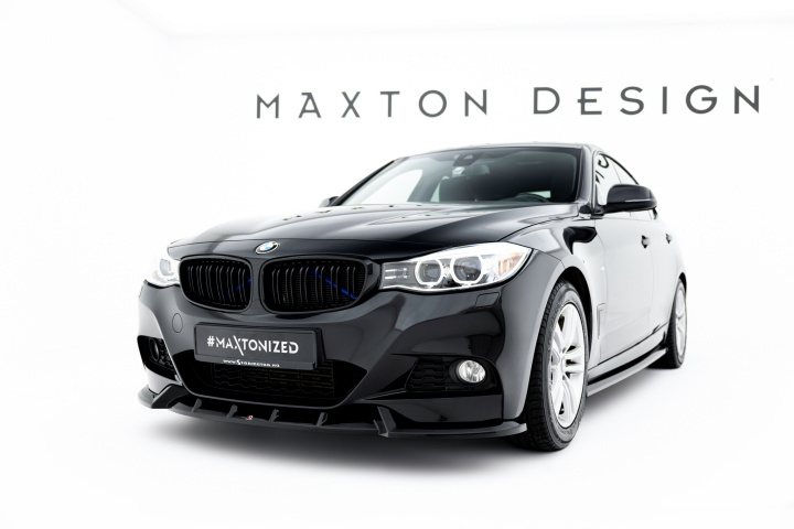 BMW 3-Serie GT F34 M-Sport 2013-2020 Frontsplitter V.1 Maxton Design i gruppen Välj bilmodell / BMW / 3-serie-4-serie (F30-F36) 11-19 / Styling / Frontläppar hos DDESIGN Scandinavia AB (BM-3-34-GT-MPACK-FD1G)