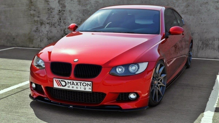 BMW 3-Serie E92 M-Sport (PreLCI-Modeller med M-Performance Splitters) 2006-2010 Frontläpp / Frontsplitter Maxton Design i gruppen Välj bilmodell / BMW / 3-serie (E92-E93) 05-12 / Styling / Frontläppar hos DDESIGN Scandinavia AB (BM-3-92-MPACK-FD1G)