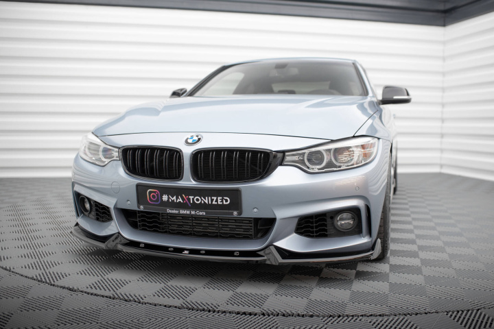 BMW 4-Serie F32 M-Sport 2013-2020 Frontläpp / Frontsplitter V.4 Maxton Design i gruppen Välj bilmodell / BMW / 3-serie-4-serie (F30-F36) 11-19 / Styling / Frontläppar hos DDESIGN Scandinavia AB (BM-4-F32-MPACK-FD4G)