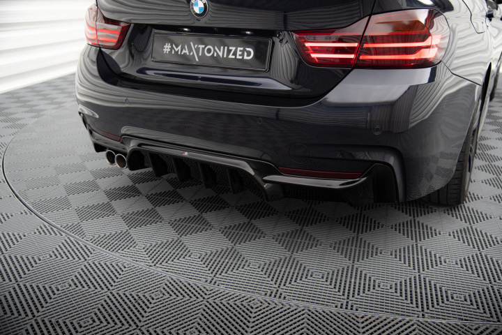 BMW 4-Serie M-Sport F32 / F36 2013-2020 (Dubbla utblås på vänster sida) Diffuser V.1 Maxton Design i gruppen Välj bilmodell / BMW / 3-serie-4-serie (F30-F36) 11-19 / Styling / Diffuser hos DDESIGN Scandinavia AB (BM-4-F32-MPACK-RS1GOO_)