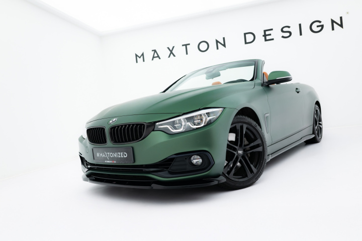 BMW 4 Cabrio / Coupe F33 / F32 2013-2020 Frontsplitter Maxton Design i gruppen Välj bilmodell / BMW / 3-serie-4-serie (F30-F36) 11-19 / Styling / Frontläppar hos DDESIGN Scandinavia AB (BM-4-F33-CA-FD1G)