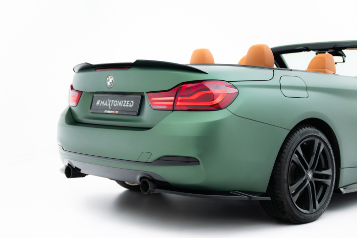 BMW 4 Cabrio / Coupe F33 / F32 2013-2020 Bakre Sidoextensions Maxton Design i gruppen Välj bilmodell / BMW / 3-serie-4-serie (F30-F36) 11-19 / Styling / Bakspoiler hos DDESIGN Scandinavia AB (BM-4-F33-CA-RSD1G)