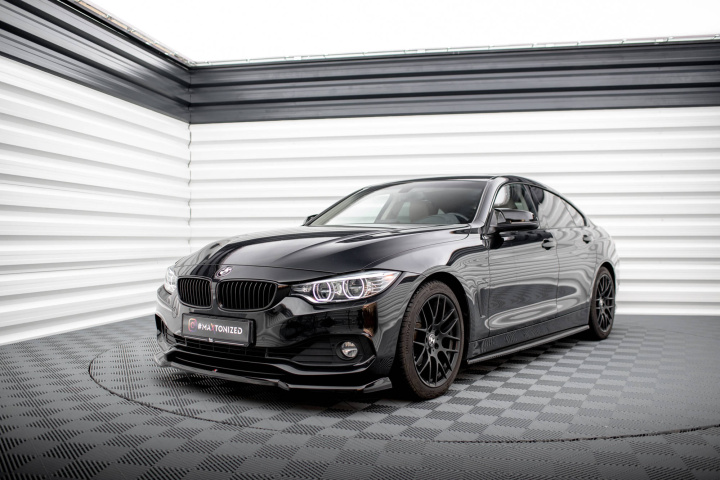 BMW 4 Gran Coupe F36 2014-2017 Frontsplitter V.1 Maxton Design i gruppen Välj bilmodell / BMW / 3-serie-4-serie (F30-F36) 11-19 / Styling / Frontläppar hos DDESIGN Scandinavia AB (BM-4-F36-GC-FD1G)