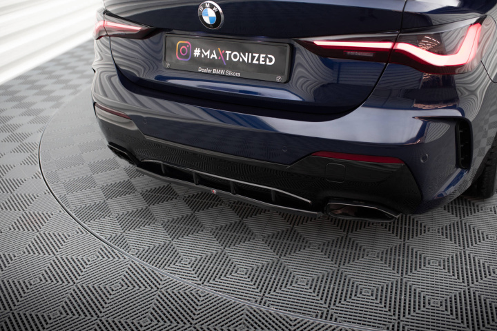BMW 4-Serie G22 M440I 2020+ Bakre Splitter V.2 Maxton Design i gruppen Välj bilmodell / BMW / 3-serie-4-serie (G20-G26) 19+ / Styling / Bakspoiler & Diffusers hos DDESIGN Scandinavia AB (BM-4-G22-MPACK-RD2G)