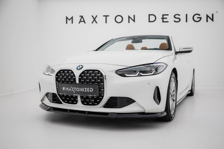 BMW 4-Serie Coupe / Cabrio G22 / G23 2020-2024 Frontsplitter / Frontläpp Maxton Design i gruppen Välj bilmodell / BMW / 3-serie-4-serie (G20-G26) 19+ / Styling hos DDESIGN Scandinavia AB (BM-4-G23-CA-FD1G)