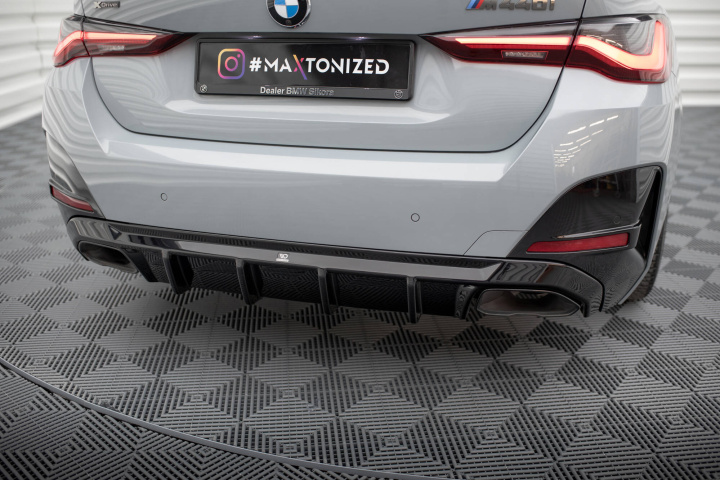 BMW M440i Gran Coupe G26 2021+ Bakre Diffuser Maxton Design i gruppen Välj bilmodell / BMW / 3-serie-4-serie (G20-G26) 19+ / Styling hos DDESIGN Scandinavia AB (BM-4-G26-MPACKGCRS1GOO_OO)
