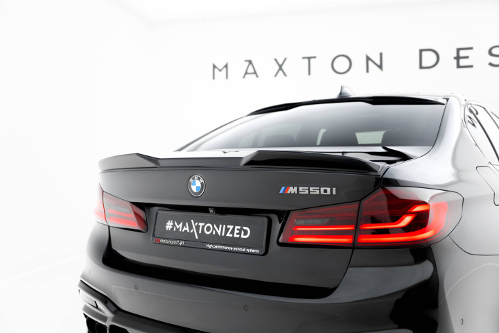 BMW M550i / 5-Serie M-Sport Sedan G30 2017-2020 Vingextension 3D Maxton Design i gruppen Välj bilmodell / BMW / 5-serie (G30-G31) 16+ / Styling hos DDESIGN Scandinavia AB (BM-5-G30-MPACK-CAP3D1G)