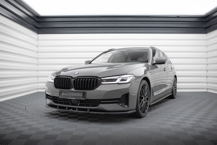 BMW 5-Serie G30 / G31 LCI 2020-2023 Frontläpp / Frontsplitter V.1 Maxton Design i gruppen Välj bilmodell / BMW / 5-serie (G30-G31) 16+ / Styling hos DDESIGN Scandinavia AB (BM-5-G31F-FD1G)