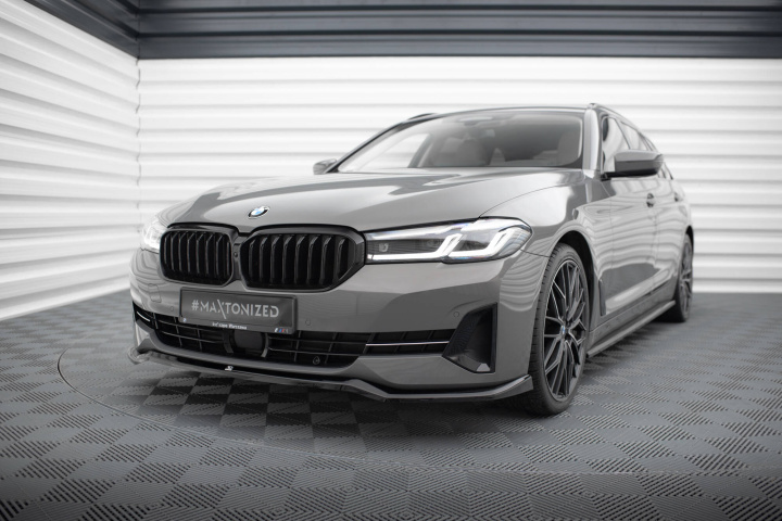 BMW 5-Serie G30 / G31 LCI 2020-2023 Frontläpp / Frontsplitter V.2 Maxton Design i gruppen Välj bilmodell / BMW / 5-serie (G30-G31) 16+ / Styling hos DDESIGN Scandinavia AB (BM-5-G31F-FD2G)