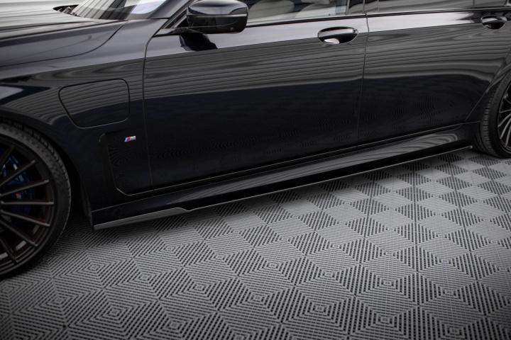 BMW 7-Serie Long M-Sport G12 2019-2022 Sidoextensions V.2 for Maxton Design i gruppen Välj bilmodell / BMW / 7-Serie (G11-G12) 15+ hos DDESIGN Scandinavia AB (BM-7-12-MPACK-SD2G)