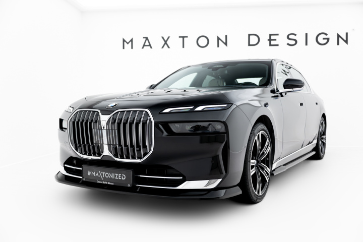 BMW 7-Serie G70 2022+ Frontsplitter / Frontläpp V.2 Maxton Design i gruppen Välj bilmodell / BMW / 7-Serie (G70) 22+ hos DDESIGN Scandinavia AB (BM-7-G70-FD2G)