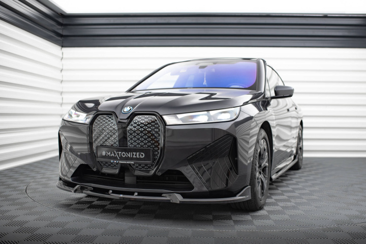 BMW iX i20 2021- Frontsplitter V.1 Maxton Design i gruppen Välj bilmodell / BMW / iX i20 2021- / Styling hos DDESIGN Scandinavia AB (BM-IX-1-MPACK-FD1G)