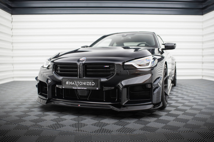 BMW M2 G87 2023+ Frontläpp / Frontsplitter V.1 Maxton Design i gruppen Välj bilmodell / BMW / M2 2-Serie (G87) 2023+ hos DDESIGN Scandinavia AB (BM-M2-G87-FD1G)
