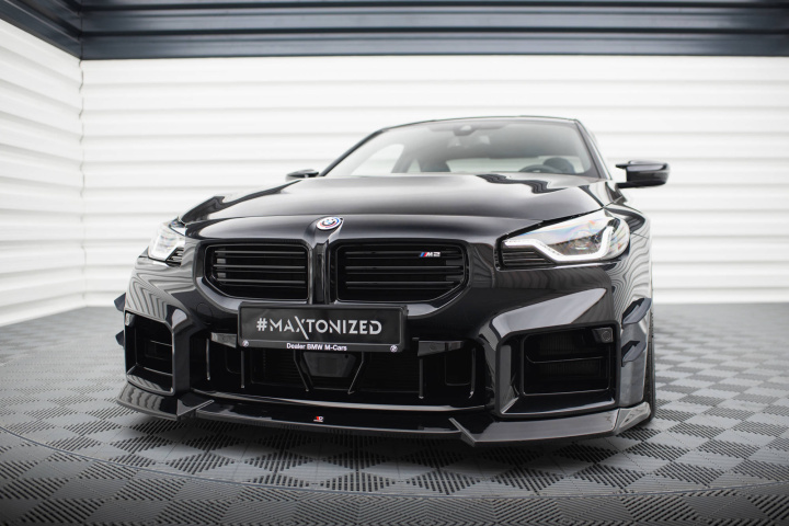BMW M2 G87 2023+ Frontläpp / Frontsplitter V.2 Maxton Design i gruppen Välj bilmodell / BMW / M2 2-Serie (G87) 2023+ hos DDESIGN Scandinavia AB (BM-M2-G87-FD2G)