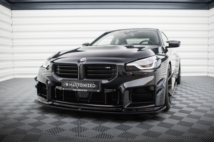 BMW M2 G87 2023+ Frontläpp / Frontsplitter V.4 Maxton Design i gruppen Välj bilmodell / BMW / M2 2-Serie (G87) 2023+ hos DDESIGN Scandinavia AB (BM-M2-G87-FD4G)