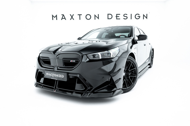 BMW M5 Sedan / Touring G90 2024+ Frontsplitter / Frontläpp V.1 Maxton Design i gruppen Välj bilmodell / BMW / 5-serie (G60-G61) 2023+ hos DDESIGN Scandinavia AB (BM-M5-G90-FD1G)