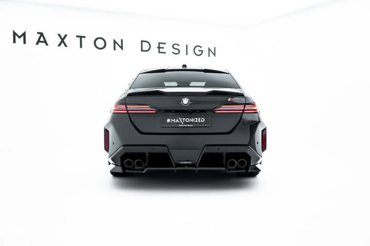 BMW M5 Sedan / Touring G90 2024+ Bakre Splitter (Med Splitters) Maxton Design i gruppen Välj bilmodell / BMW / 5-serie (G60-G61) 2023+ hos DDESIGN Scandinavia AB (BM-M5-G90-RD1GRD2G)