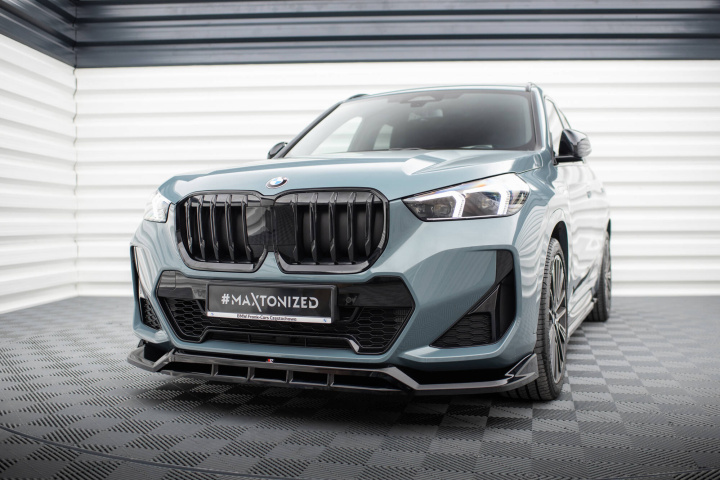 BMW X1 M-Sport U11 2022+ Frontsplitter V.1 Maxton Design i gruppen Välj bilmodell / BMW / X1 (U11) 2022+ hos DDESIGN Scandinavia AB (BM-X1-U11-MPACKFD1GFD1RG)