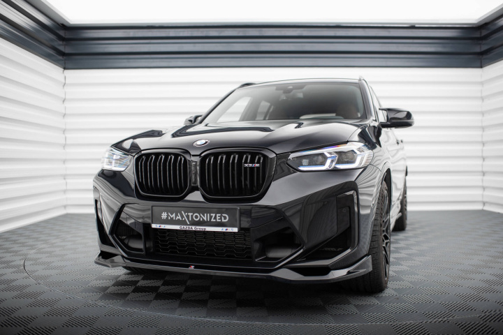 BMW X3 M F97 LCI 2021+ Frontsplitter V.2 Maxton Design i gruppen Välj bilmodell / BMW / X3 (G01) 18+ hos DDESIGN Scandinavia AB (BM-X3M-F97F-FD2G)