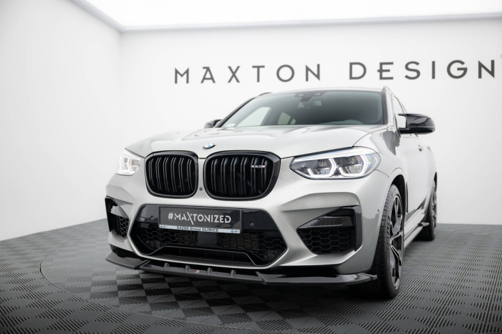 BMW X4 M F98 2019-2021 Frontsplitter / Frontläpp V.1 Maxton Design i gruppen Välj bilmodell / BMW / X4 (G02) 18+ hos DDESIGN Scandinavia AB (BM-X4M-F98-FD1G)