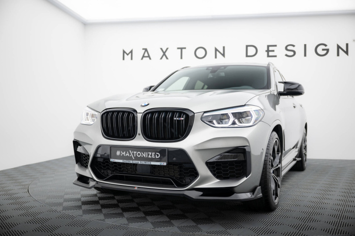 BMW X4 M F98 2019-2021 Frontsplitter / Frontläpp V.2 Maxton Design i gruppen Välj bilmodell / BMW / X4 (G02) 18+ hos DDESIGN Scandinavia AB (BM-X4M-F98-FD2G)