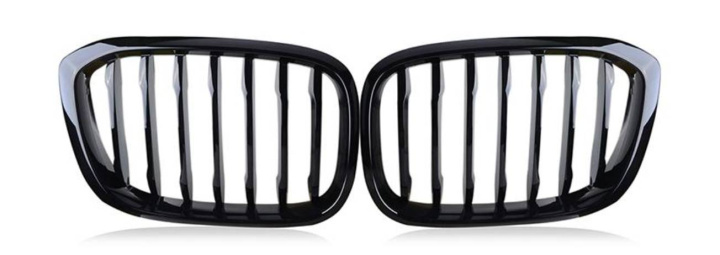 BMW X3 G01 / X4 G02 2018+ Enkelribbad Blanksvart Sportgrill / Njurar Performance-Look i gruppen Välj bilmodell / BMW / X4 (G02) 18+ hos DDESIGN Scandinavia AB (BM1091002)