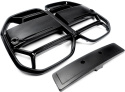 BMW 4-Serie G22 / G23 CS-Style Grill / Njurar Blanksvart