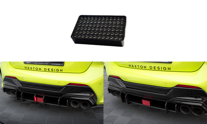 BMW 1-Serie F40 M-Sport / M135i 2019+ LED-Bromsljus Maxton Design i gruppen Välj bilmodell / BMW / 1-serie (F40) 2019+ / Styling / Diffuser hos DDESIGN Scandinavia AB (BM140MPACKCNC-RS1RLG-LED)