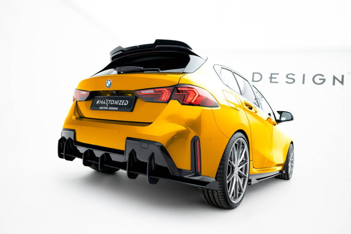 BMW 1-Serie M-Sport F70 2024+ Street Pro Bakre Diffuser + Splitters Maxton Design i gruppen Välj bilmodell / BMW / 1-serie (F70) 2024+ hos DDESIGN Scandinavia AB (BM170MPACKCNC-RS1BRBRSF1G)