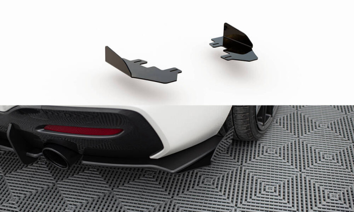 BMW 1 F20 M-Pack Facelift 2015-2019 / M140I 2017-2019 Add-On Till Racing Bakre Sidosplitters Maxton Design i gruppen Välj bilmodell / BMW / 1-serie 2-serie (F20-F23) 2011-2019 / Styling / Diffuser hos DDESIGN Scandinavia AB (BM1F20FMCNC-RSF1G)