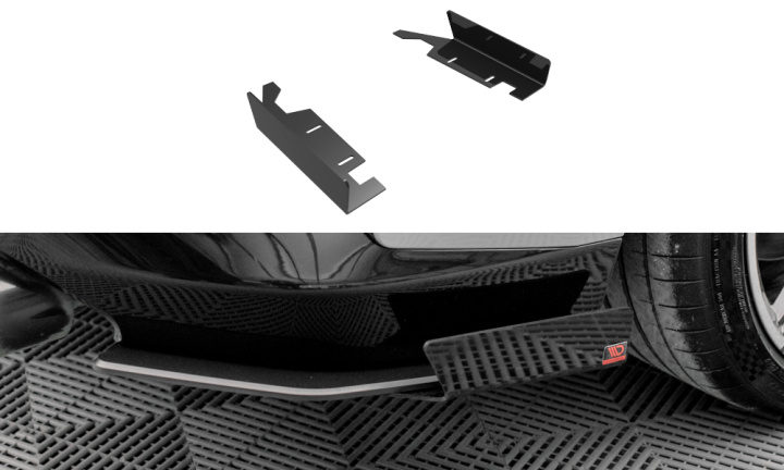 BMW 2 Coupe M240I G42 Add-On Till Racing Bak Sido Splitters Maxton Design i gruppen Välj bilmodell / BMW / 2-serie (G42) 2022+ hos DDESIGN Scandinavia AB (BM242MCNC-RSF1G)
