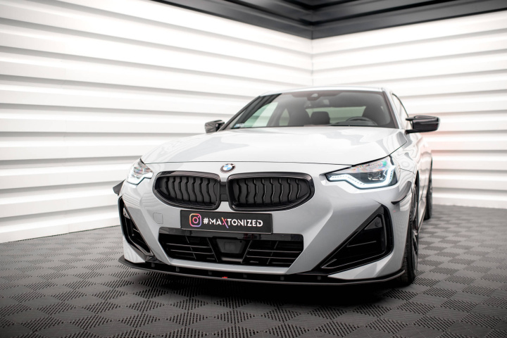 BMW 2-Serie Coupe M-Pack / M240i G42 2021+ Street Pro Frontsplitter V.1 Maxton Design i gruppen Välj bilmodell / BMW / 2-serie (G42) 2022+ hos DDESIGN Scandinavia AB (BM242MPACKCNC-FD1B)