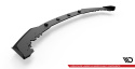 BMW M2 Competition F87 2016-2020 Street Pro Frontläpp / Frontsplitter V.1 + Flaps Svart/Röd + Blanka Flaps Maxton Design