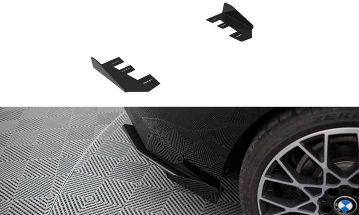 BMW 2 Coupe G42 2021+ Add-On Till Racing Bak Sido Splitters Maxton Design i gruppen Välj bilmodell / BMW / 2-serie (G42) 2022+ hos DDESIGN Scandinavia AB (BM2G42CNC-RSF1G)