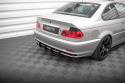 BMW 3 Coupe E46 1998-2005 Street Pro Bakre Diffuser Röd Maxton Design