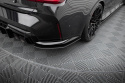 BMW M3 Sedan / Touring G80 / G81 2021- Street Pro Bakre Sidoextensions V.2 Svart/Röd Maxton Design