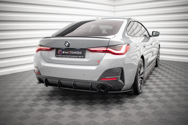BMW 4 Gran Coupe M-Pack G26 2021- Street Pro Bakre Diffuser Svart/Röd Maxton Design i gruppen Välj bilmodell / BMW / 3-serie-4-serie (G20-G26) 19+ / Styling hos DDESIGN Scandinavia AB (BM4G26MPACKGCCNC-RS1BBRBI)