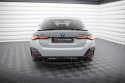 BMW 4 Gran Coupe M440i G26 2021- Street Pro Bakre Diffuser Svart/Röd Maxton Design