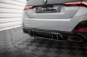 BMW 4 Gran Coupe M440i G26 2021- Street Pro Bakre Diffuser Svart/Röd Maxton Design